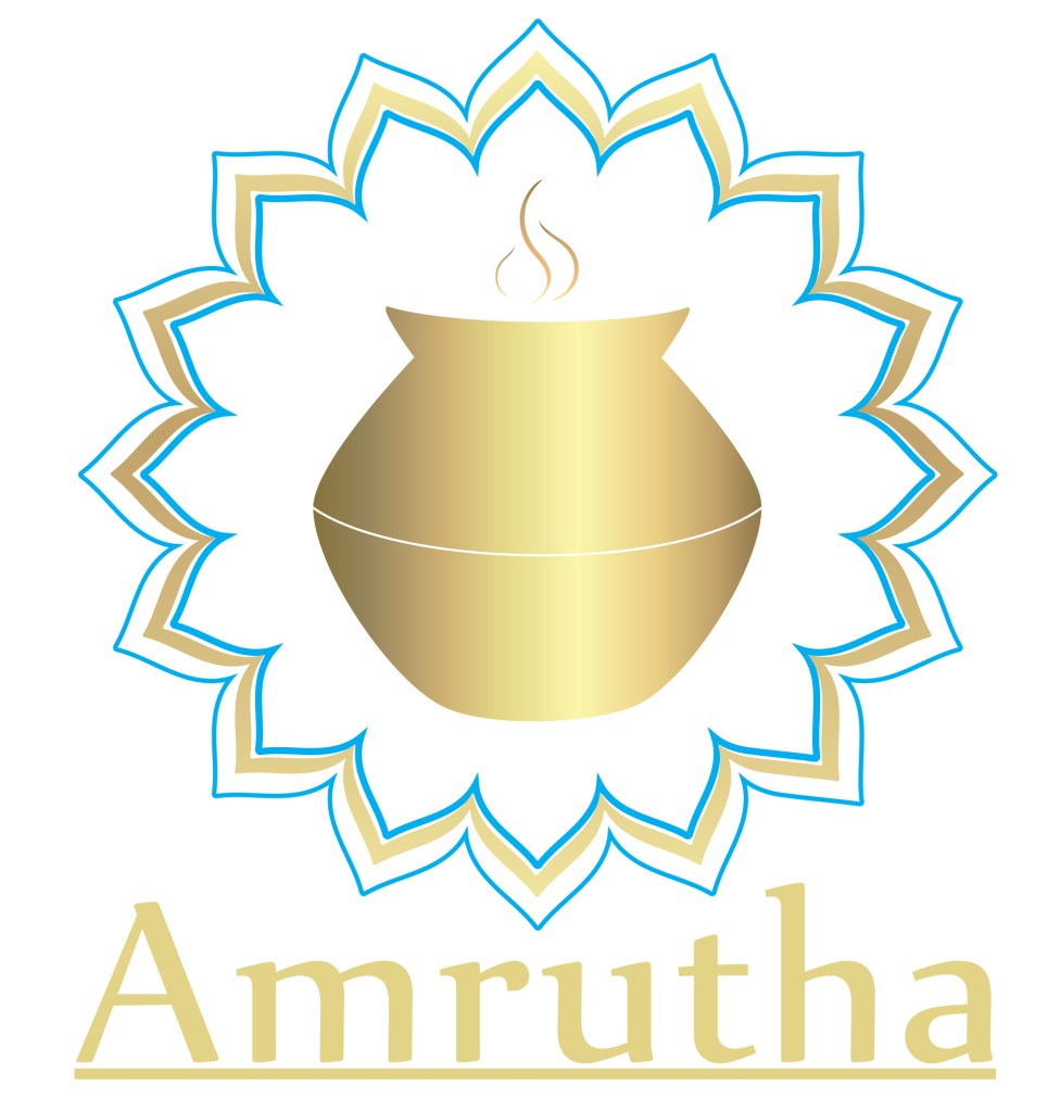 Logo Amrutha - Traiteur indien créé par Lucie Berthon