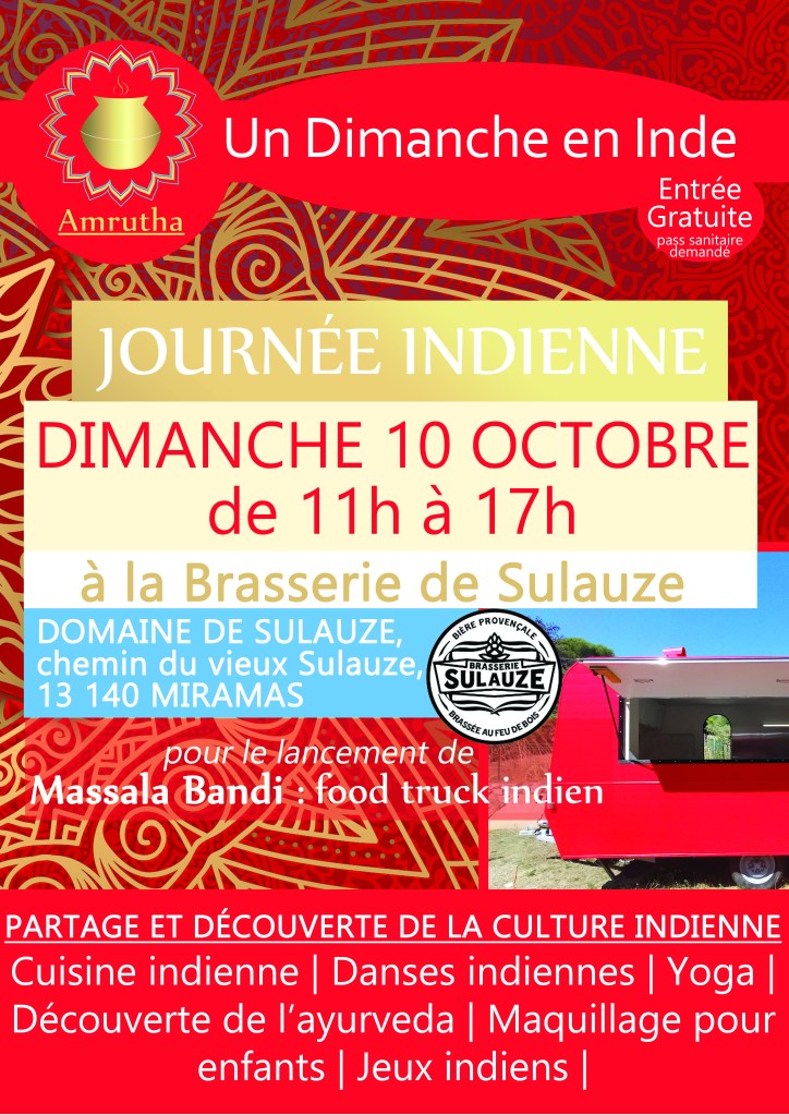 Organisation d'une journée indienne. Recherche lieu, partenaire, relations presse, communication, animations.
